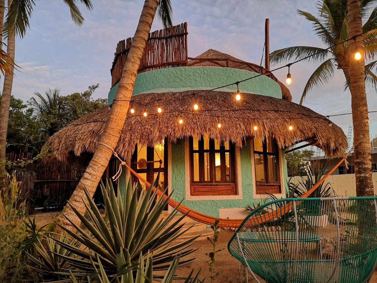 Casa Cacahuate Holbox-Casa Entera Con Jardin-Whole House With Garden Villa Exteriör bild